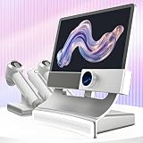 【Visualizzazione Ultra HD con ingrandimento multiplo, dettagli nitidi del follicolo pilifero】Dotato di sonde di rilevamento professionali 50X e 200X e di un manipolo dedicato per il test dell'idratazione. L'ampio schermo HD da 15,6 pollici offre immagini ultra nitide. Ingrandisce e visualizza le condizioni del follicolo pilifero, lo spessore dei capelli, la secrezione di sebo del cuoio capelluto e il livello di disidratazione, consentendo di individuare a colpo d'occhio anche i più piccoli problemi del cuoio capelluto.