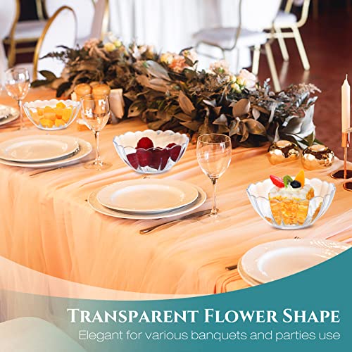 12 Pcs Plastic Serving Bowls Clear Party Dessert Bowls 12 Oz Crystal Plastic Decorative Food Bowls Mini Candy Dishes Snack Salad Bowls For Wedding Birthday Party Nut Fruit Candy Dessert Ice Cream #TOP4