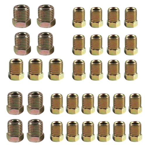 Líneas de freno, tuerca de línea de freno, Kit de reparación Surtido de tubos de freno, Tuerca de manguera de aceite de freno de tuerca de manguera para camión SUV