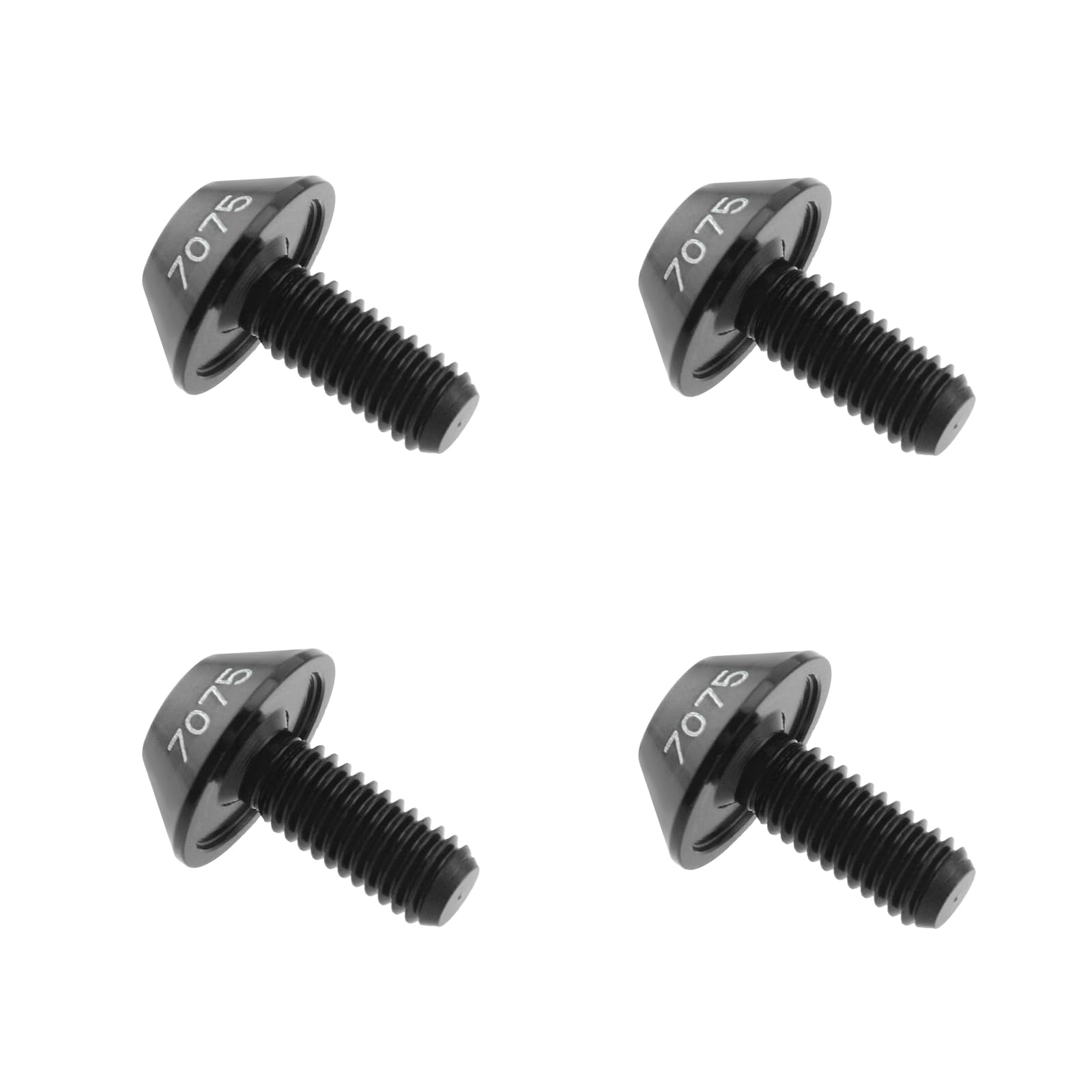 4 szt. M5 x 12 mm Rowerowa klatka na butelkę wody, śruby sześciokątne, uchwyt na bidon rowerowy, śruby do roweru górskiego, szosowego, czarny