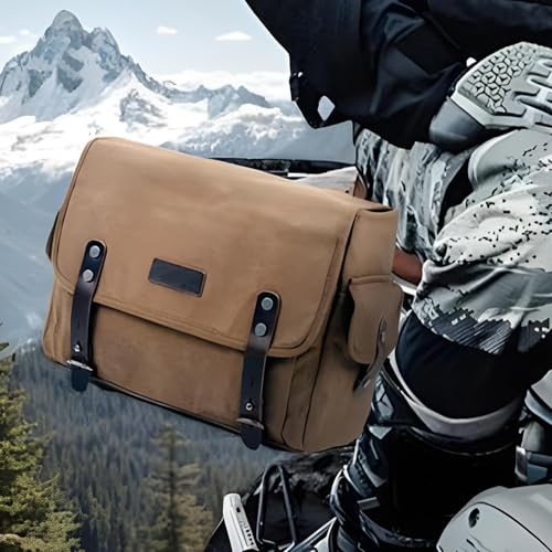 Bolsa lateral impermeable para sillín de motocicleta y scooter 2