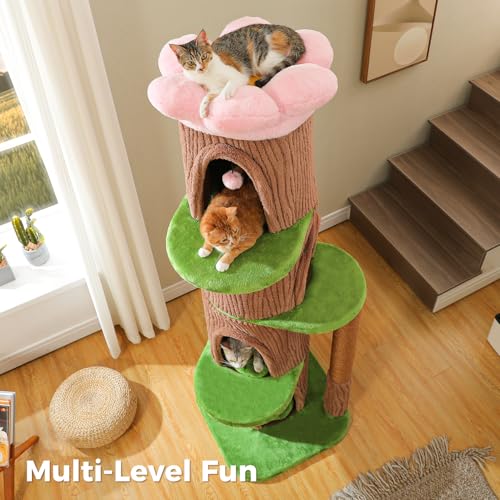 Torre para Gatos MUTTROS Forest 68.5" con 4 Condos y Rascador miniatura 3