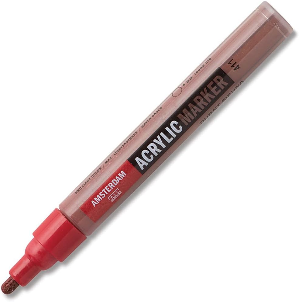Amsterdam Acrylic Marker - Burnt Sienna, 4 mm