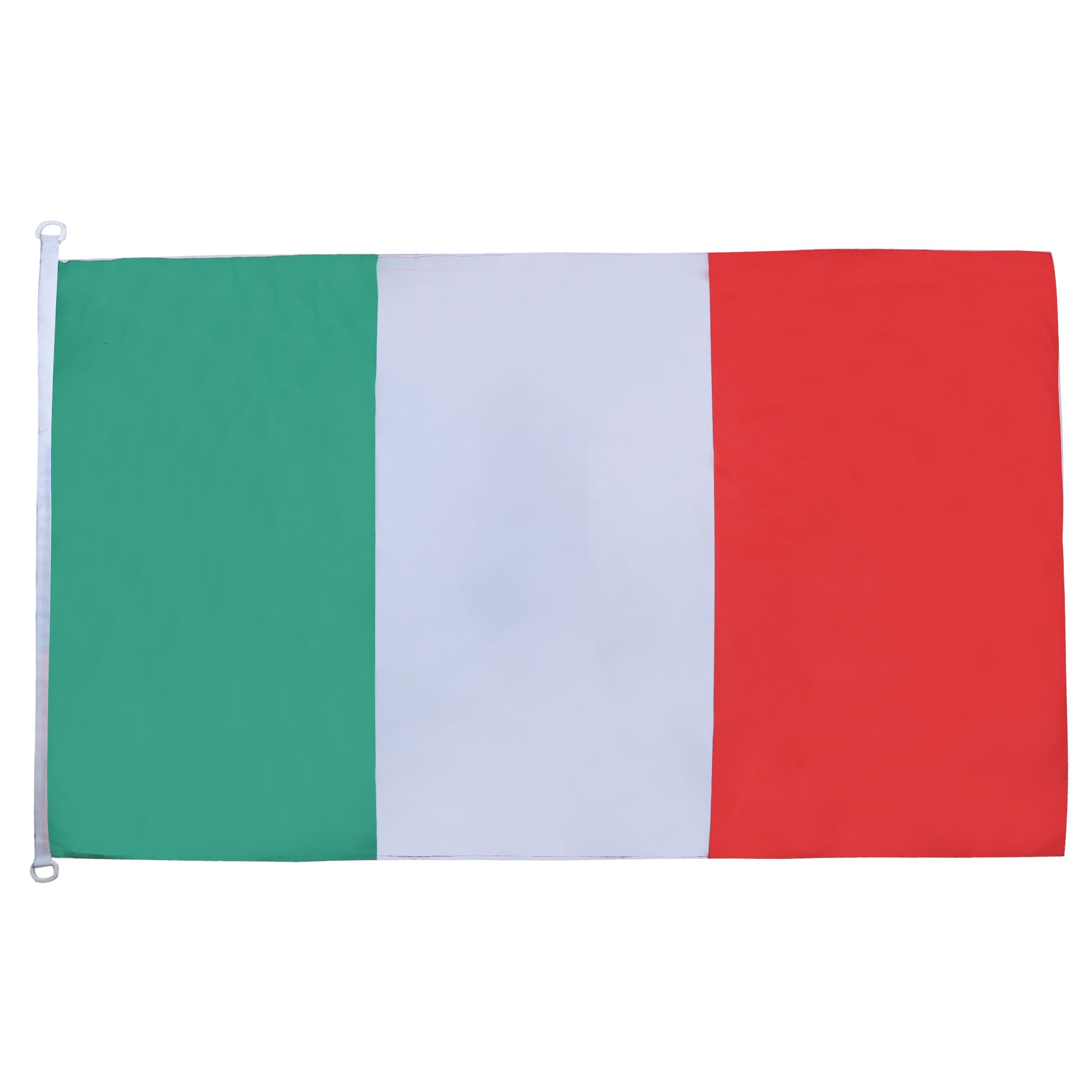 Drapeau Italie indéchirable face au vent fort grand format 150x90 cm extérieur