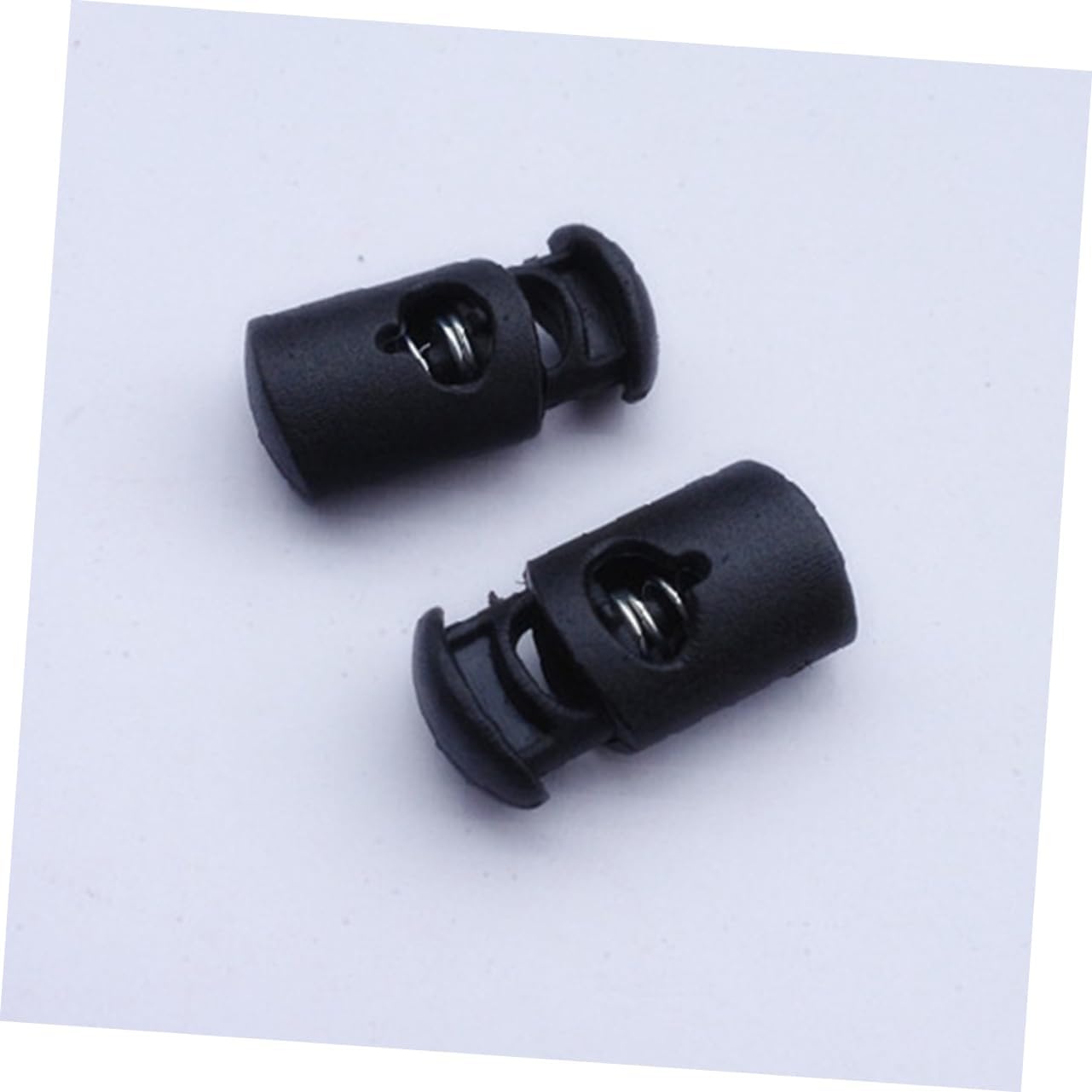 14pcs Multi-function Drawstring Cord Locks Spring Toggle Stopper Elastic Cord Adjuster for Shoelaces Toggles and Travel
