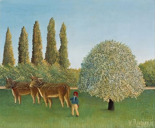 Peinture Poster Impression Henri Rousseau pour sublimer le design de votre salon contemporain
