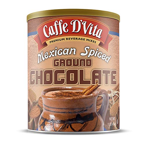 Caffe D'Vita Mexican Spiced Ground Chocolate Drink Mix, 3 lbs