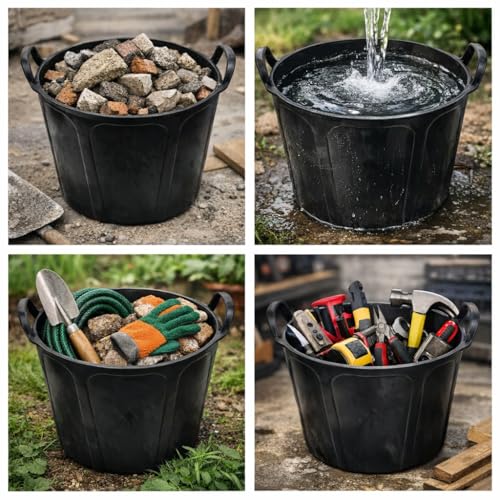 Auge Cabas Mondelin 40L – Bac de Maçon Grande Capacité – Résistant, Léger et Pratique pour Chantier et Bricolage – vue 4
