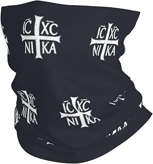 Christian Orthodox Russian Cross Neck Gaiters Face Masks Scarves Sun Protection Balaclavas Headbands Unisex