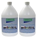 Corroseal Rust Converter & Metal Primer – Stops & Prevents Corrosion on Metal, Pro-Grade Rust Inhibitor for Cars, Trucks, Trailers, Marine & Industrial Equipment, 1 Gallon (2-Pack)