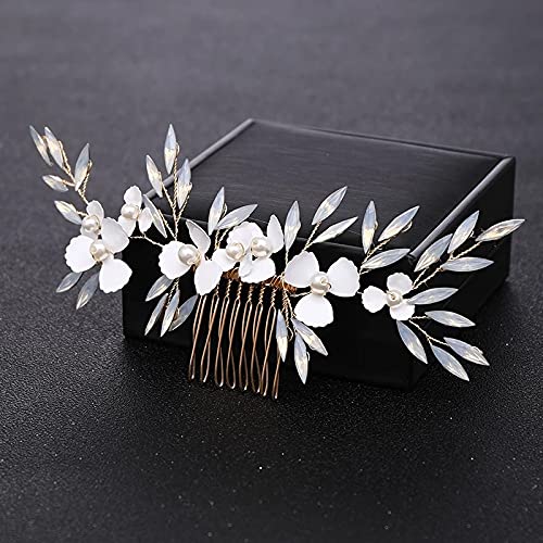 Peinetas para el cabello hechas a mano para brillar en tu boda soñada 4