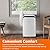 Amazon Basics 4-In-1 Portable Air Conditioner, 13,500 BTU (ASHRAE), Cools Up to 550 Sqf, Portable AC with Cool/Heat/Dry (Dehumidifier)/Fan-Only Functions, Auto Mode, Sleep Mode, Timer, White