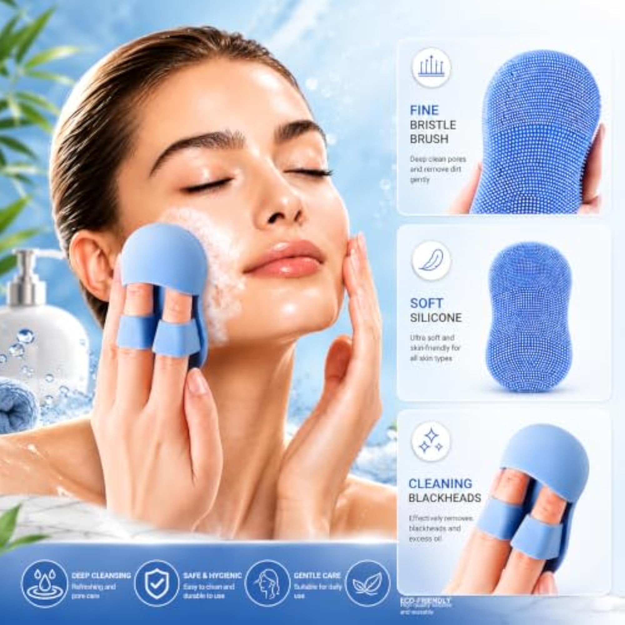 Silicone Facial Cleansing & Skincare Tool Kit