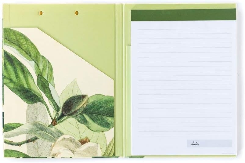Refillable Clipboard-Folio with Inside Packet Folder (Botanica)