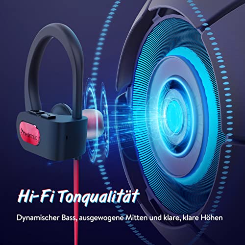 Sportkopfhörer Shedirmuc Bluetooth Kopfhörer für Sportaktivitäten