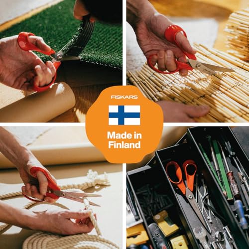 Ciseaux de bricolage Fiskars Classic gaucher en acier de qualité supérieure - 4