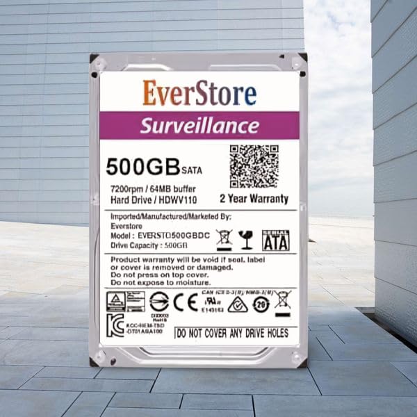 EVERSTORE 500GB SATA III Internal Hard Drive, 3.5-Inch Surveillance & Desktop, (2 Year Warranty) (B0D927RVJR) Amazon Price History, Amazon Price Tracker