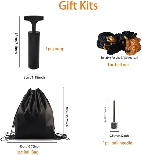 Miniatura 6 de Balón de fútbol tamaño 5 con aguja de bomba PU cuero fútbol