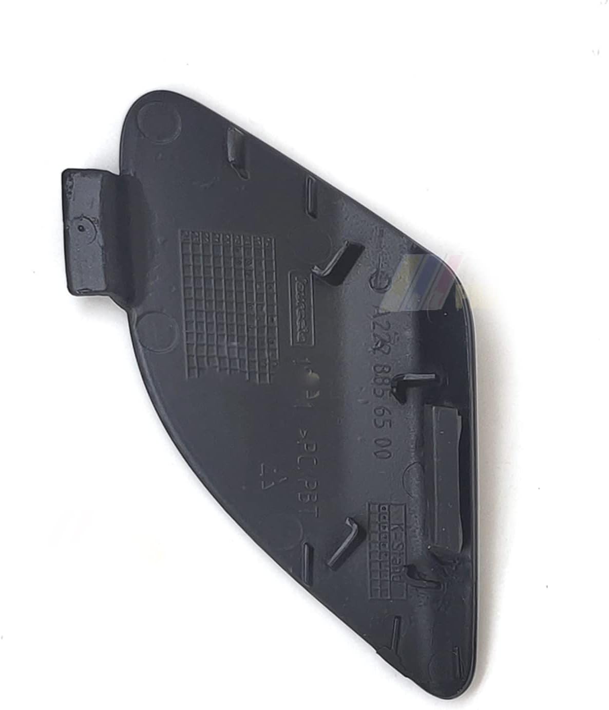 Front Tow Cover Fit 17-21 Mercedes Benz S Class W222 Facelift for S300 S320 S350 S350d S400 S400d S450 S500 S560 S600 2017 2018 2019 2020 2021 bumper towing Hook Eye Cap (Edition2,Black)