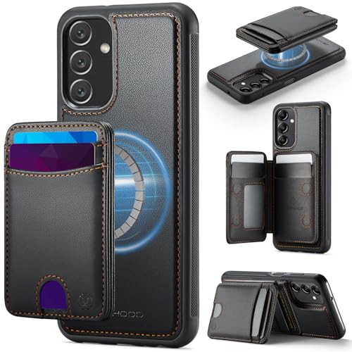 owlhold for Samsung Galaxy A24 6.5" Card Holder Wallet Case, Black