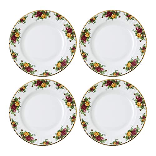 Royal Albert Old Country Roses Dinner Plates Set Of 4 #TOP1