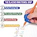 The Pencil Grip Pencil Grip The Classics Ring Grip Ergonomic Writing Aid, for Right or Left Handed Users, Assorted Colors, Pack of 6 (TPG-17306)