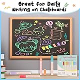 APOGO Chalk Pens for Blackboards & Windows Erasable, 8 Colors Liquid Chalk Pen, 6mm Reversible Tip Window & Chalkboard Pens, Markers for Glass, Mirrors, Whiteboard, Food Menu, Signs - Image 3