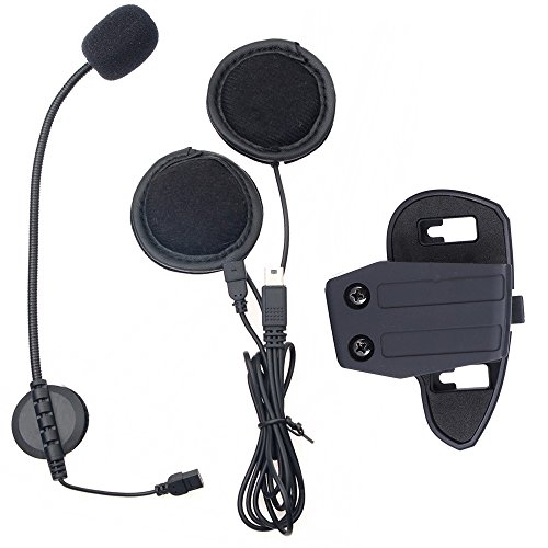 2016 actualizado V8 de comunicación de accesorios auriculares micrófono y clip traje...