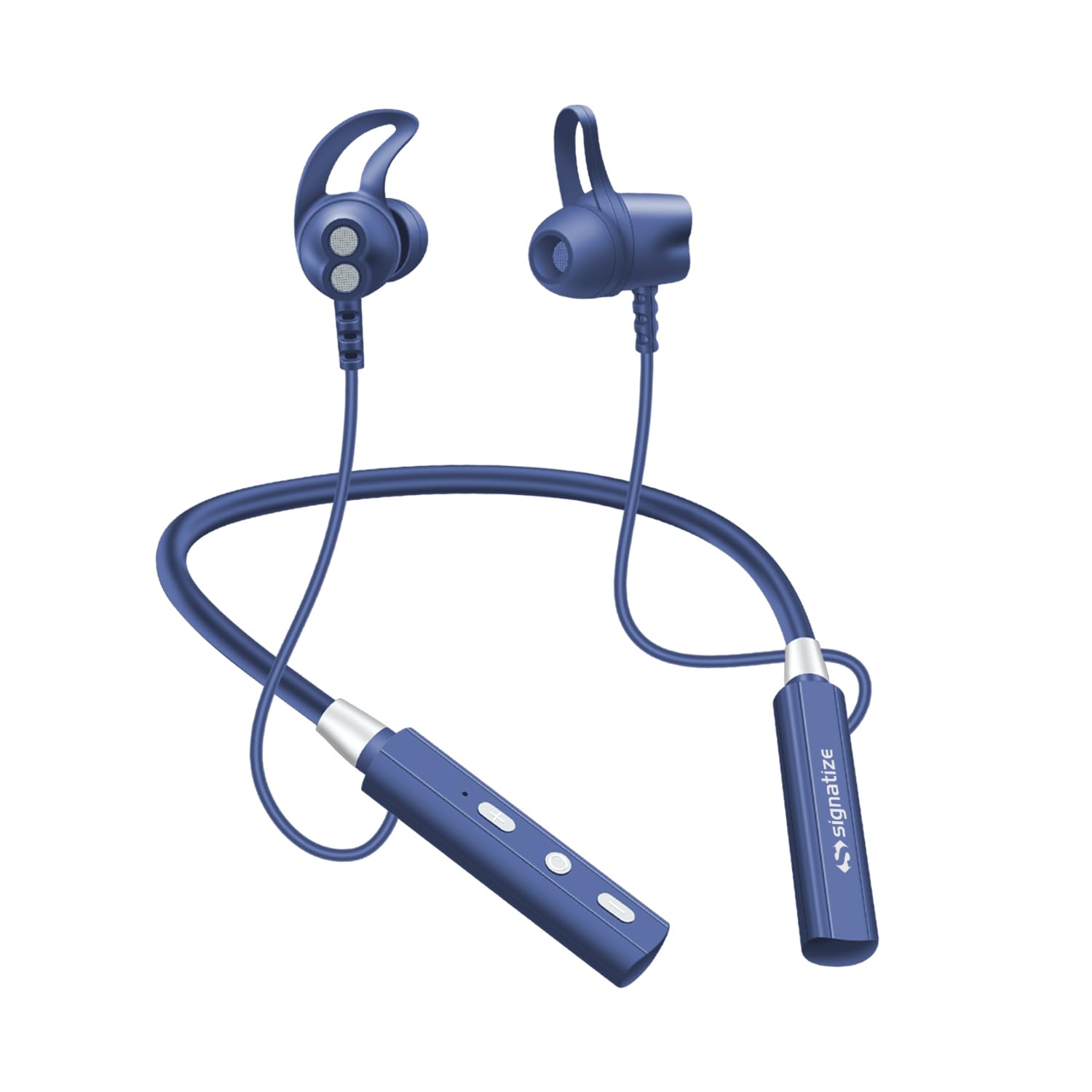 SIGNATIZE in-Ear Bluetooth Neckband with Mic,80Hrs Playtime, ASAP Charge, ENC Mic, 3 Voice Changer, BT v5.0, Smart Magnetic Buds, IPX4 (Blue) (B0CY8LJS1C) Amazon Price History, Amazon Price Tracker