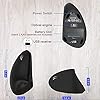 BeWishes Ergonomic Left-Handed Wireless Vertical Mouse, 2.4G, 3 Adjustable DPI (800/1200/1600), Specially for Left Handers