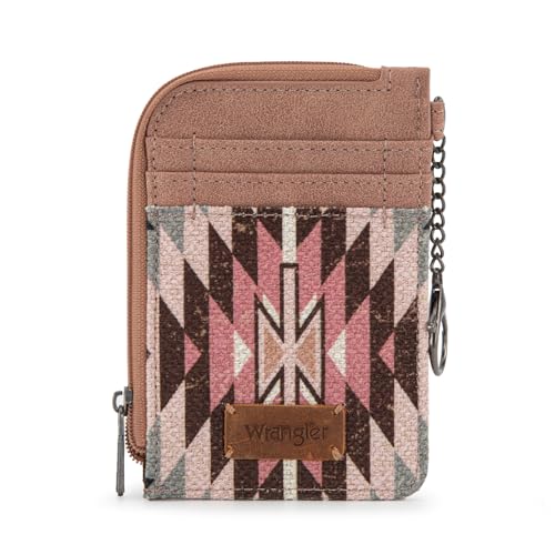 Image of Wrangler Western Card Wallet for Women Aztec Credit Card Holder for Women