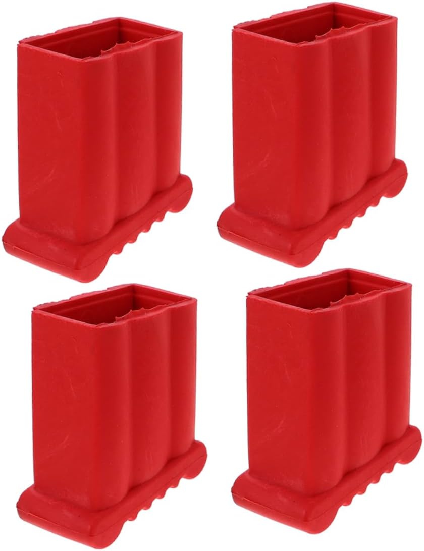 16pcs Non- Ladder Foot Covers Skid Rubber Pads for Improved Stability Easy Installation for Ladder Safety and Floor Preservation