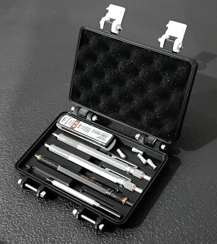 Case Compatible with rOtring Mechanical Pencils & Pens - Rugged Holder - Designed to fit 500, 600, & 800