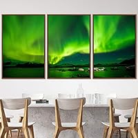 3 Piece Framed Canvas Wall Art Astronomy & Space Canvas Prints Home Artwork Decoration for Living Room,Bedroom - 16