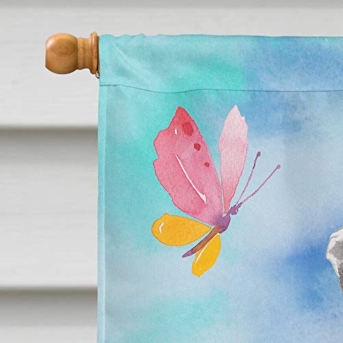 Drapeau Schnauzer multicolore grand format pour décoration extérieure de Pâques
