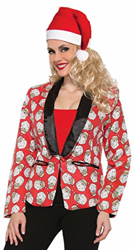 Costume de Noël femme le blazer Santa Claus idéal à offrir en taille L