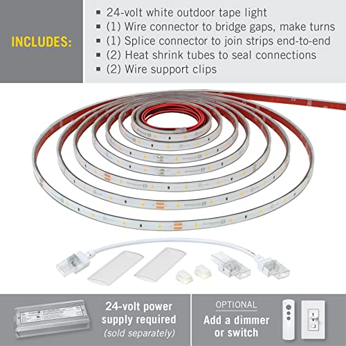 Image of Armacost Lighting RibbonFlex Pro Warm White (2700K), 30LEDs /M, 2.5M, 24V Outdoor Tape Light 134410