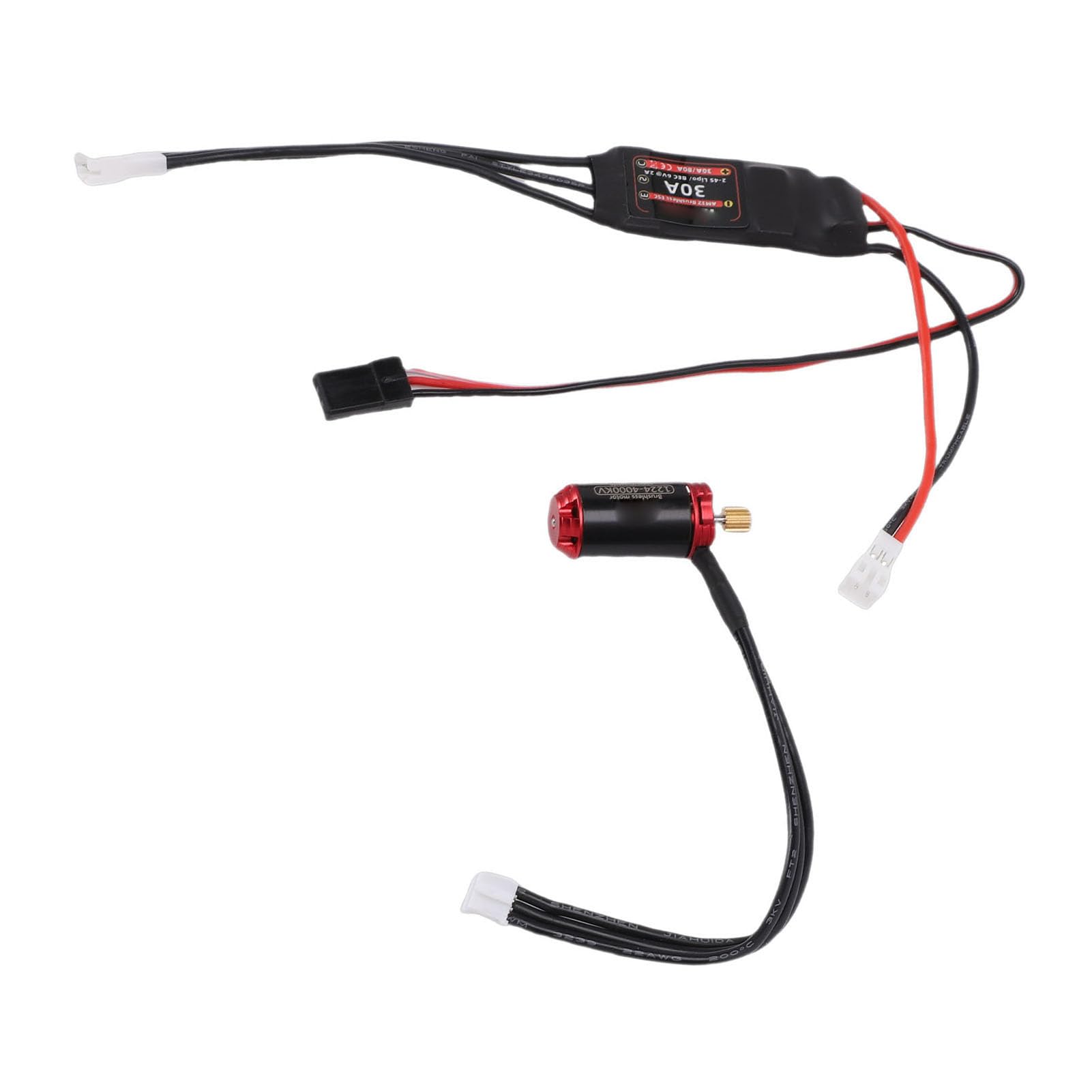 Mingzhe Brushless Motor ESC Set 1224 4000KV for SCX24 RC Car High Torsion