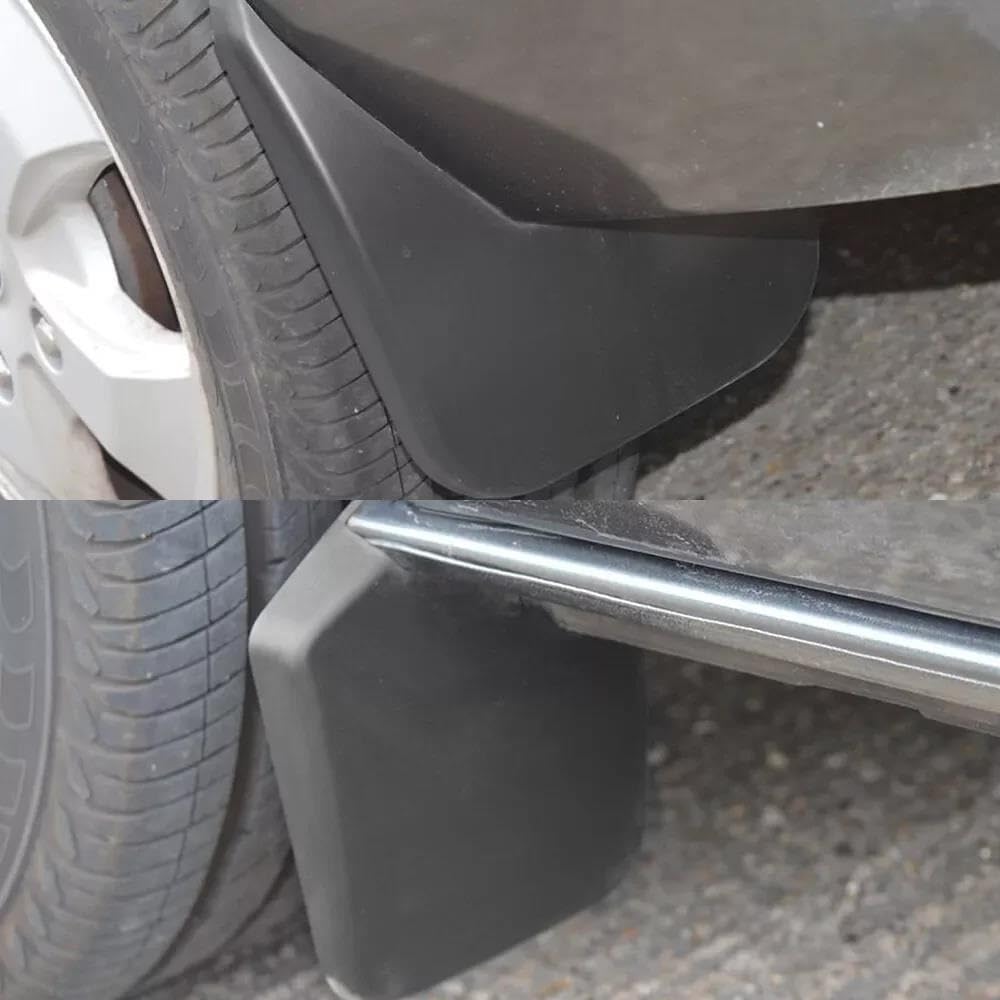 Garde-Boue Avant/Arrière Pour Ford Transit Custom Tourneo 2012-2023 – Set 4 Pièces + Vis, Noir Mat Robuste