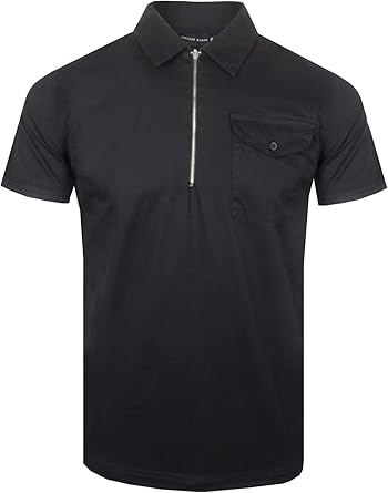 zip up collared shirt