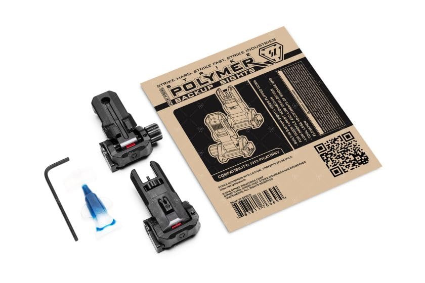 【*い様 実物 StrikeIndustries Polymer BackupS Amazon.com : Strike Polymer Backup Sights : Sports & Outdoors