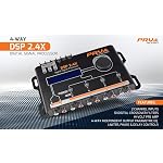 PRV AUDIO Car Audio DSP 2.4X Digital Crossover and Equalizer 4 Channel Full Digital Signal Audio Processor DSP with Sequencer Remote Relay - Image 2