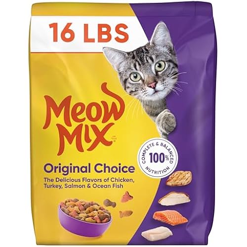 Meow Mix Original Choice Dry Cat Food, 16 Pound Bag