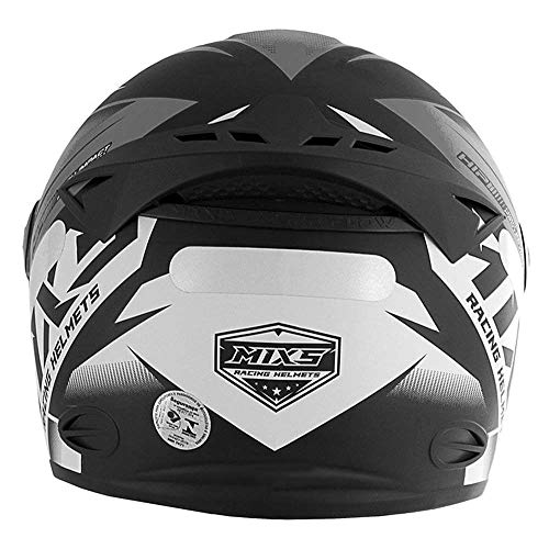 Capacete Moto MX2 Storm Preto com grafite Brilhante 60