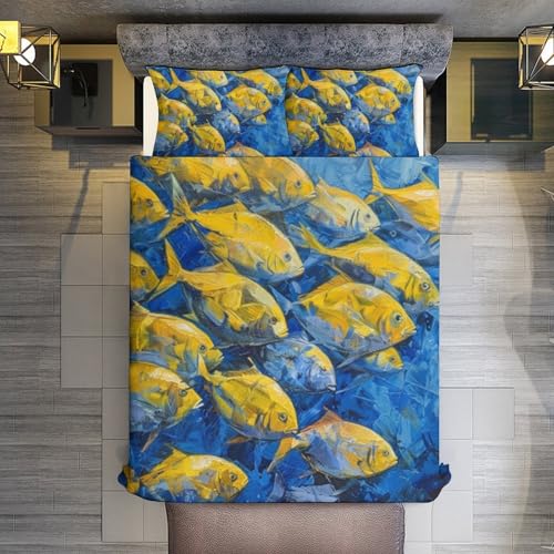 Ropa de cama de espina de pescado 135 x 200 cm, funda nórdica con cremallera de microfibra suave 8
