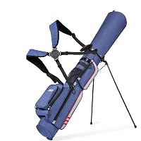 Amazon.co.jp: ゴルフ キャディバッグ スタンド式 3分割 ショルダー