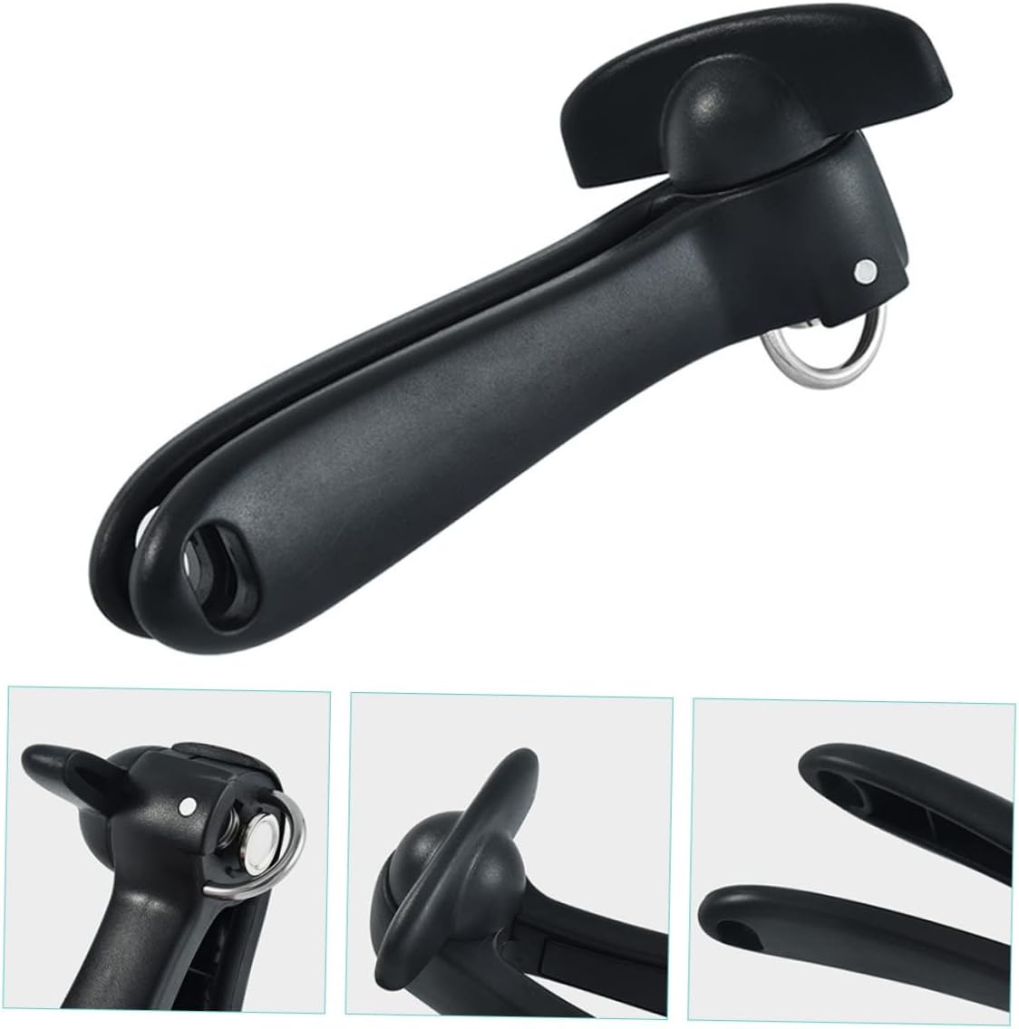 Manual Can Opener Tool Jar Lid Remover Household Kitchen Gadget Space-saving Design Efficient Can Opening