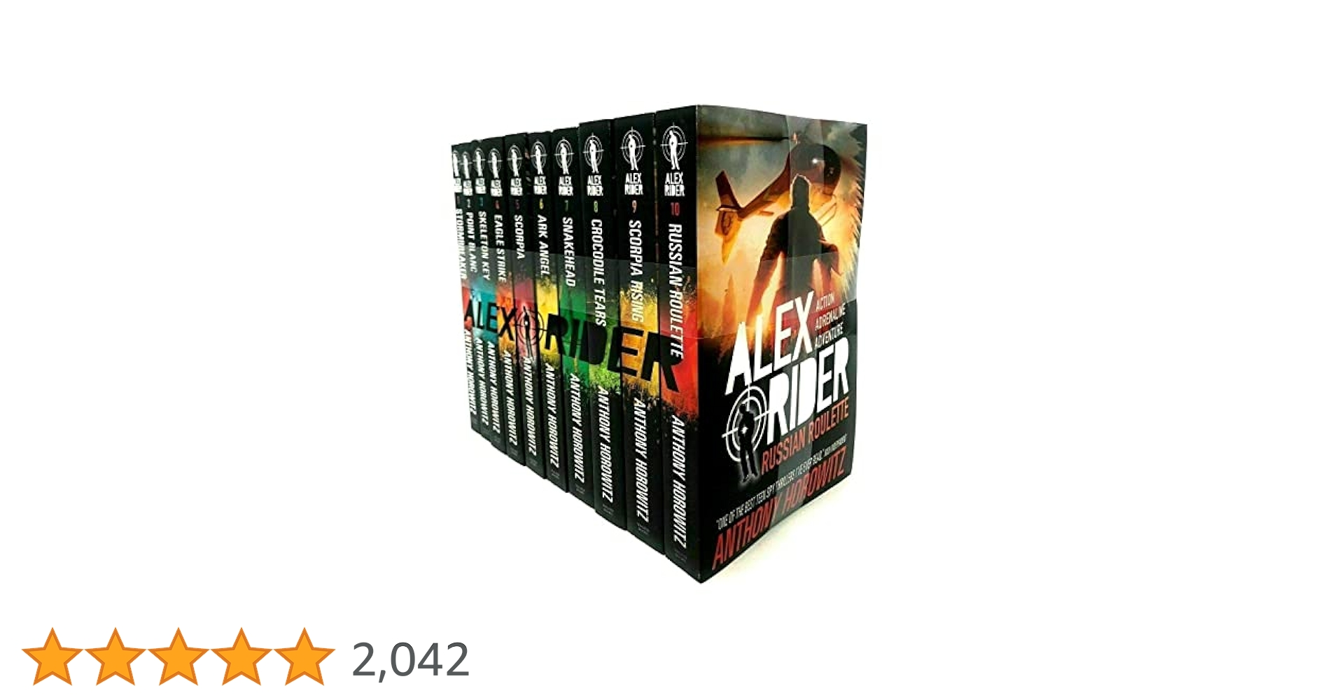 Alex Rider アレックス ライダー 洋書 10冊　正規品　セット Amazon.co.jp: Alex Rider - 10 Book Slipcase : Horowitz a: 洋書