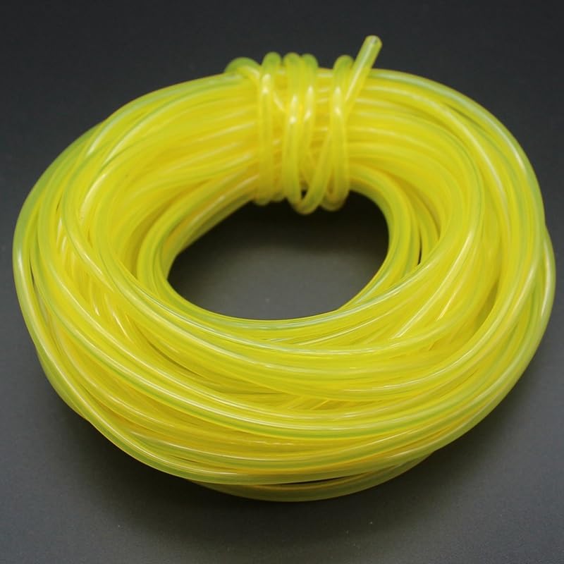 flexiable rubber Fuel Line Hose For Lawn Mower Saw Strimmer Trimmer Blower 10 Meter 3mmx5mm 1/8Inch X 3/16 Inch drain elastic