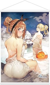 Amazon.co.jp: ライザのアトリエ 復刻B2タペストリー 温泉 : ホーム